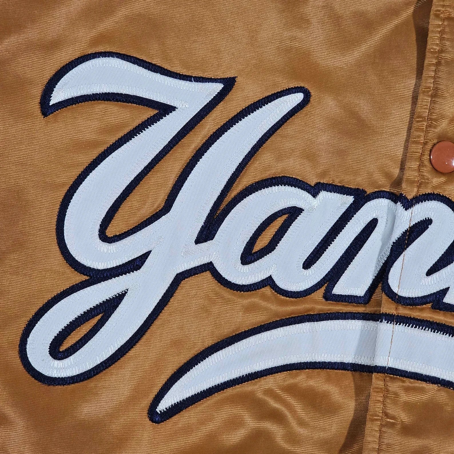 New York Yankees 90s Satin Bomber Varsity Jacket For Men