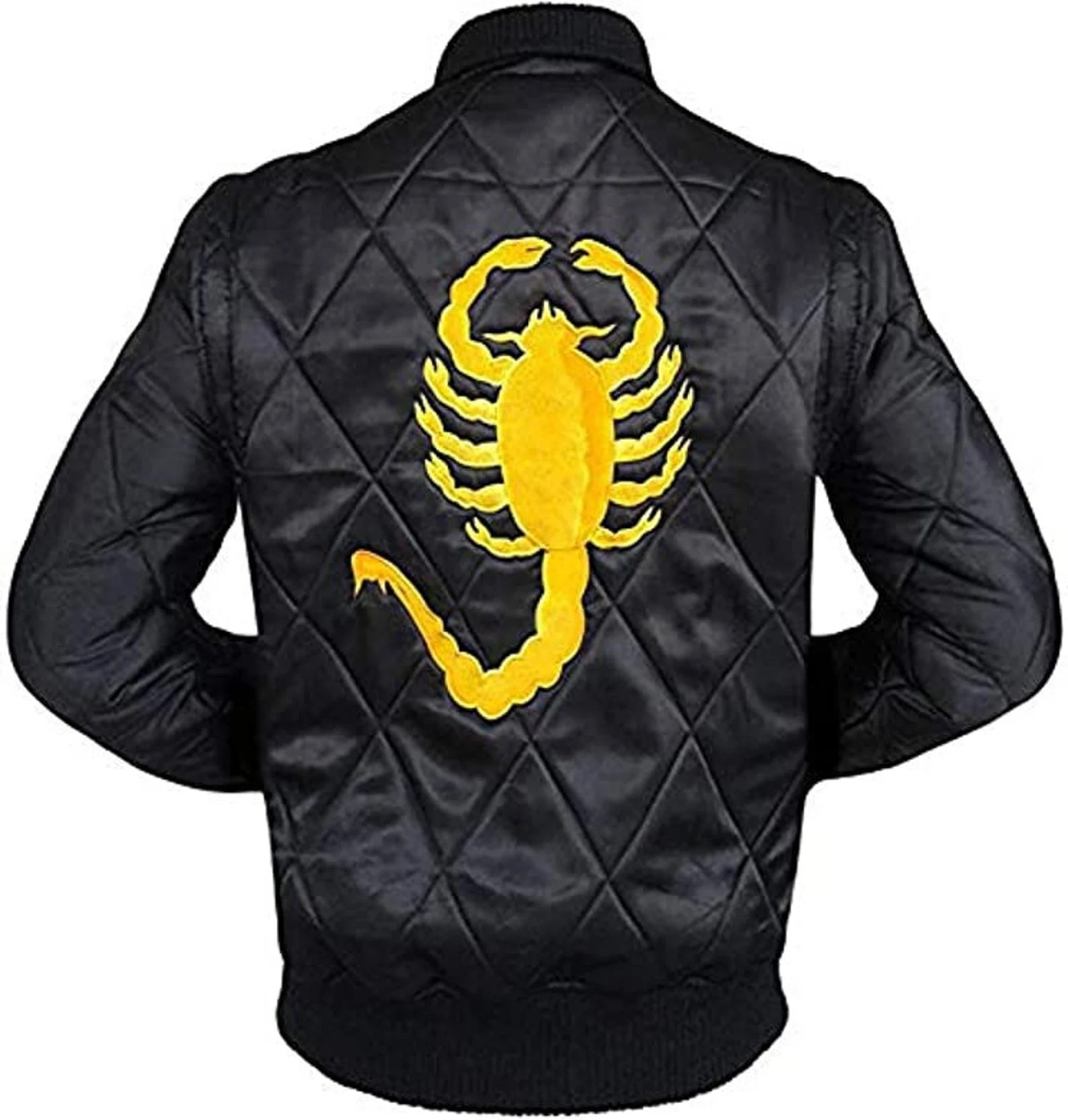 Men's Designer Drive Scorpion Stylish Satin Fitted Ryan Gosling Movie Jacket