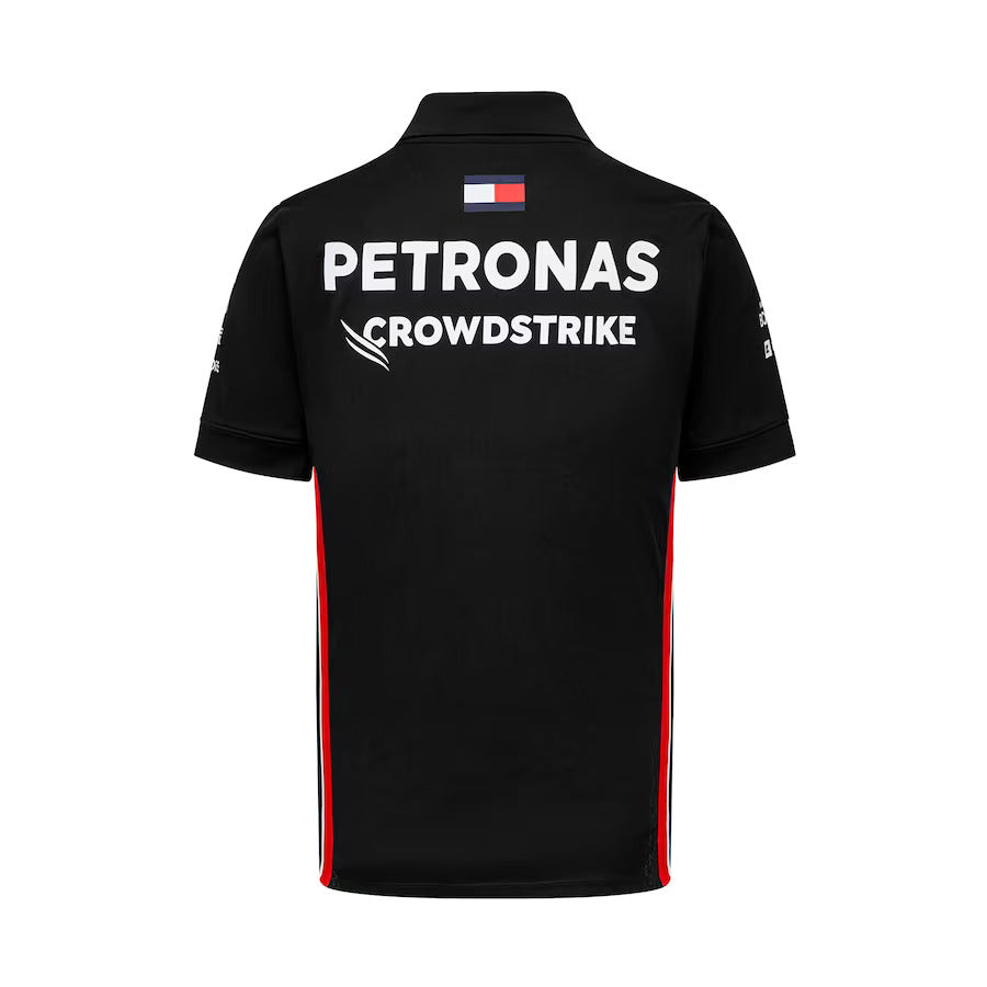 2023 Mercedes AMG Petronas Formula 1 Team Official Polo Shirt - Black