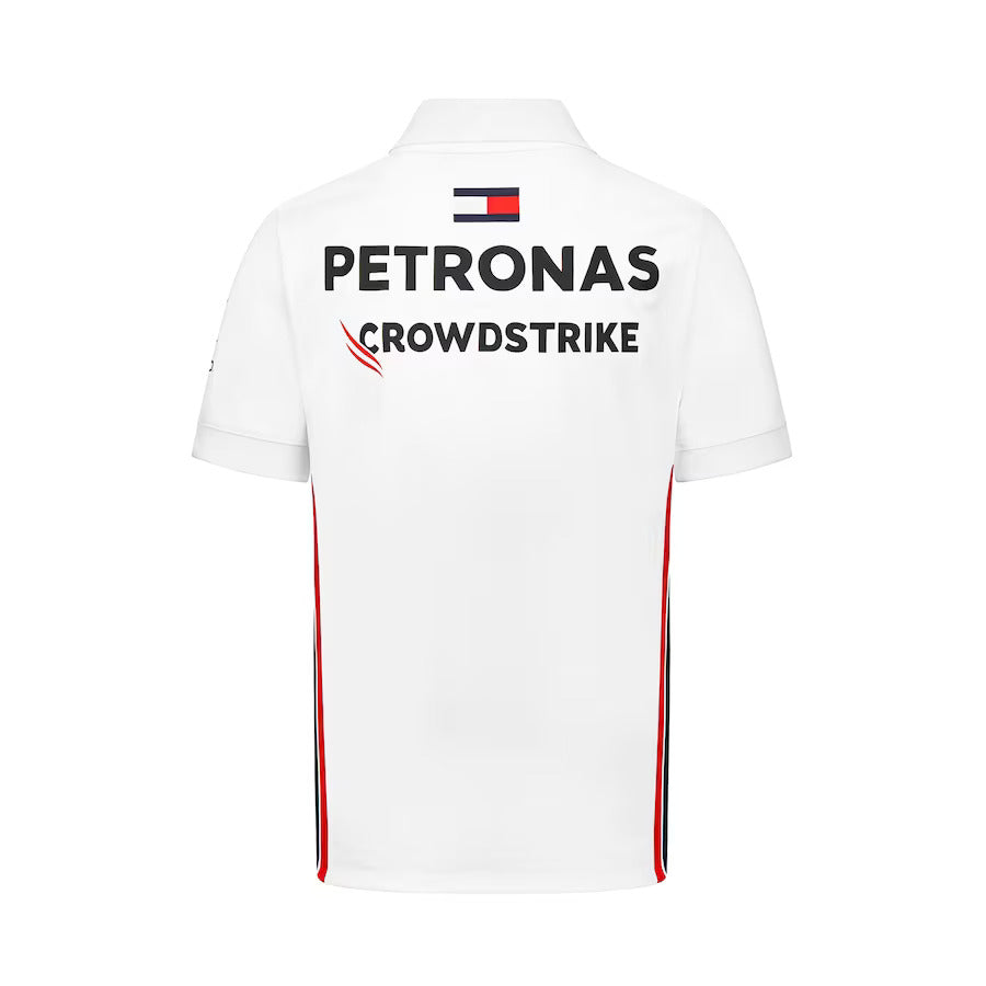 2023 Mercedes AMG Petronas Formula 1 Team Official Polo - White