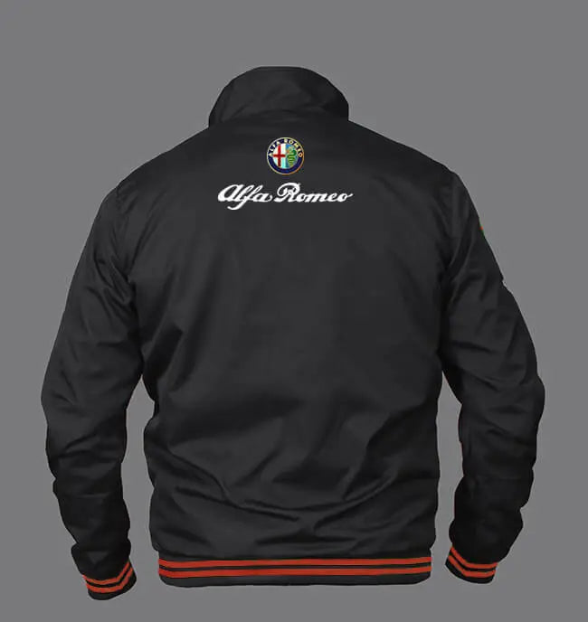 New Mens Jacket Alfa Romeo Power Bomber Racing Sport Embroidered Apparel