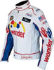 Mens Talladega Nights Ricky Bobby Wonder White Biker Faux Leather Jacket