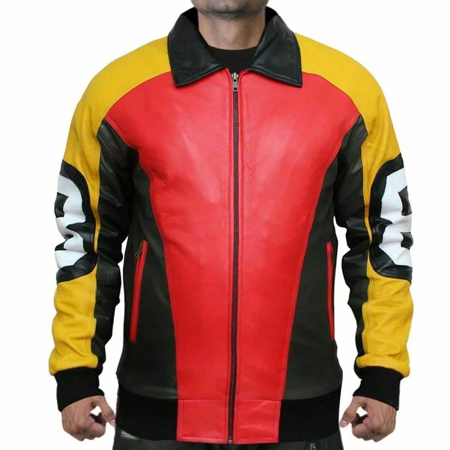 8 Ball Pool Seinfeld Michael Hoban MI Bomber  Leather Jacket