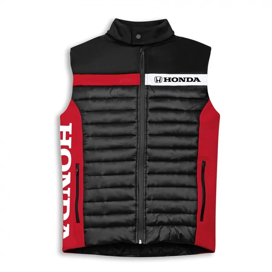 Puffer Vest Black/Red