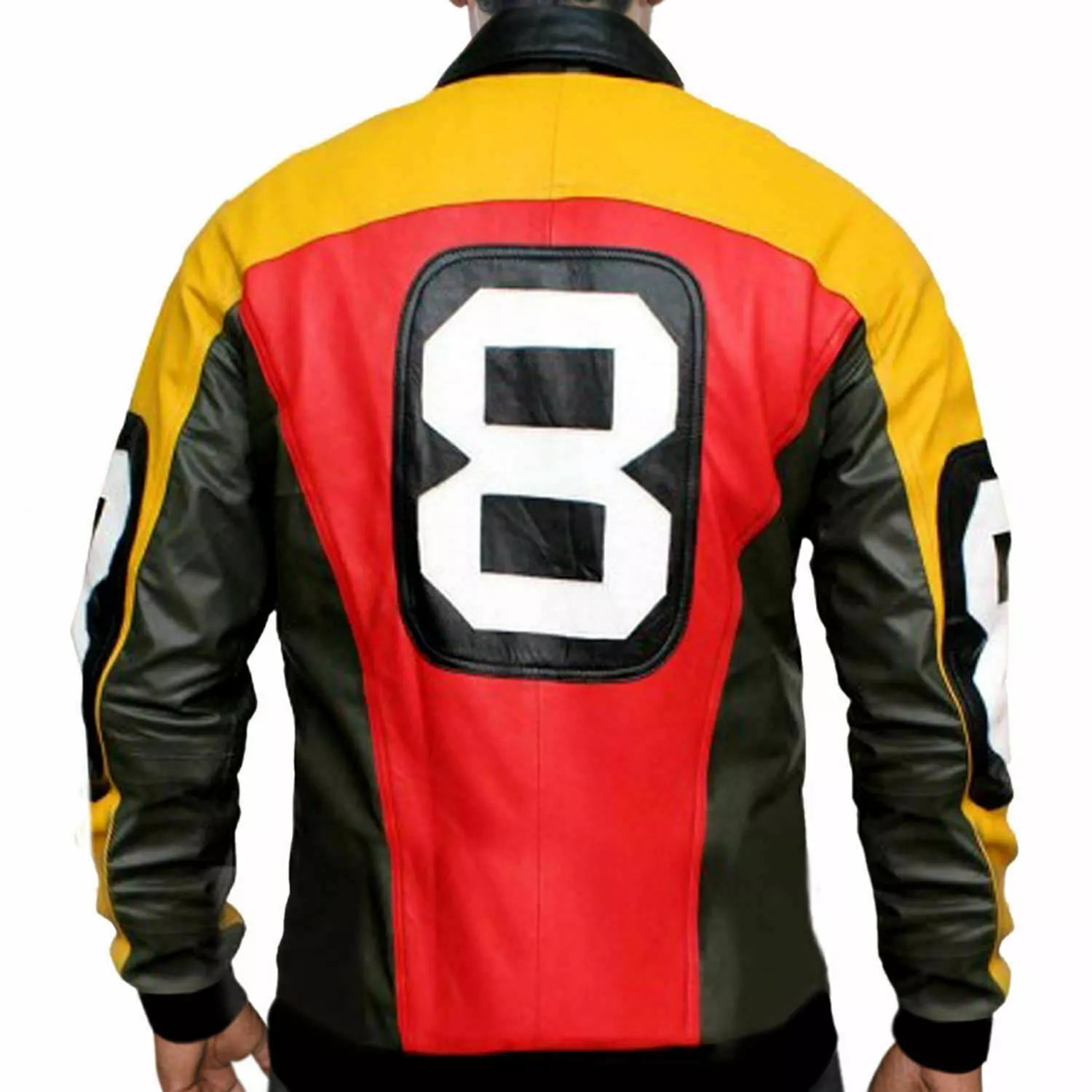 8 Ball Pool Seinfeld Michael Hoban MI Bomber  Leather Jacket