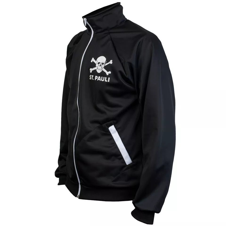 St. Pauli Black Punk Jacket Tracksuit Jumper Top