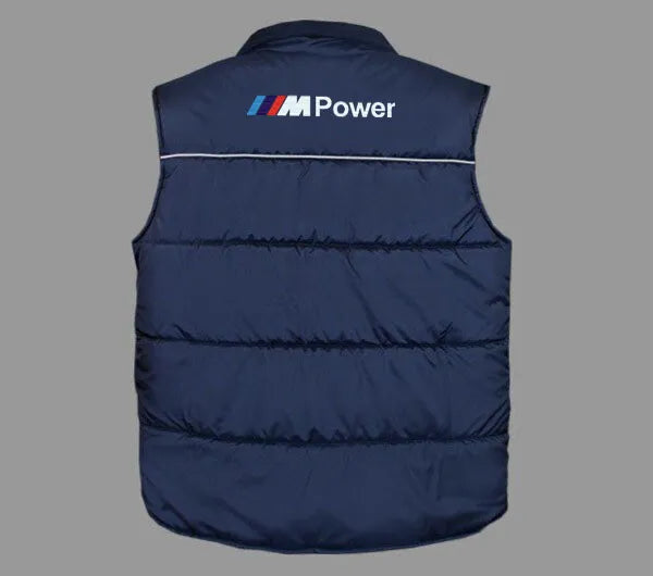 New Mens Vest Jacket  Power Sleevless Racing Sport Embroidered Apparel