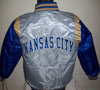 KANSAS CITY ROYALS REVERSIBLE Satin Jacket  BLUE & SILVER