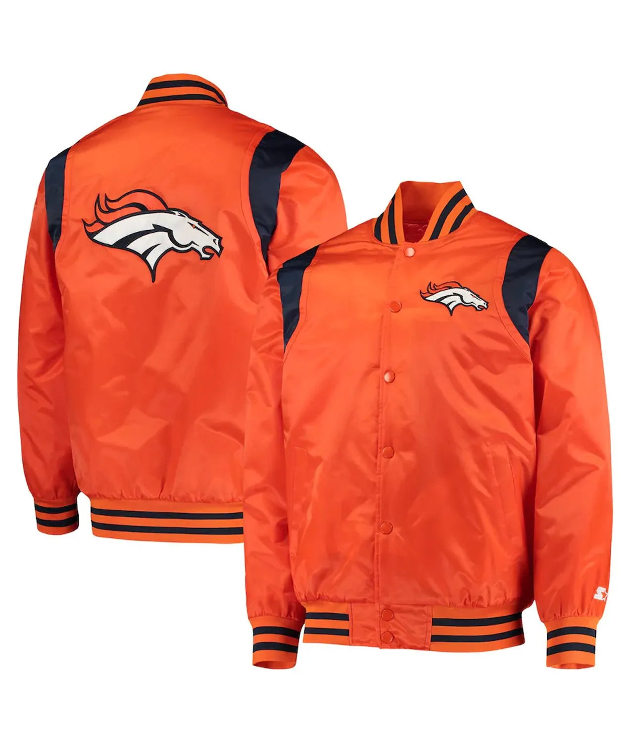 Prime Time Denver Broncos Orange Jacket