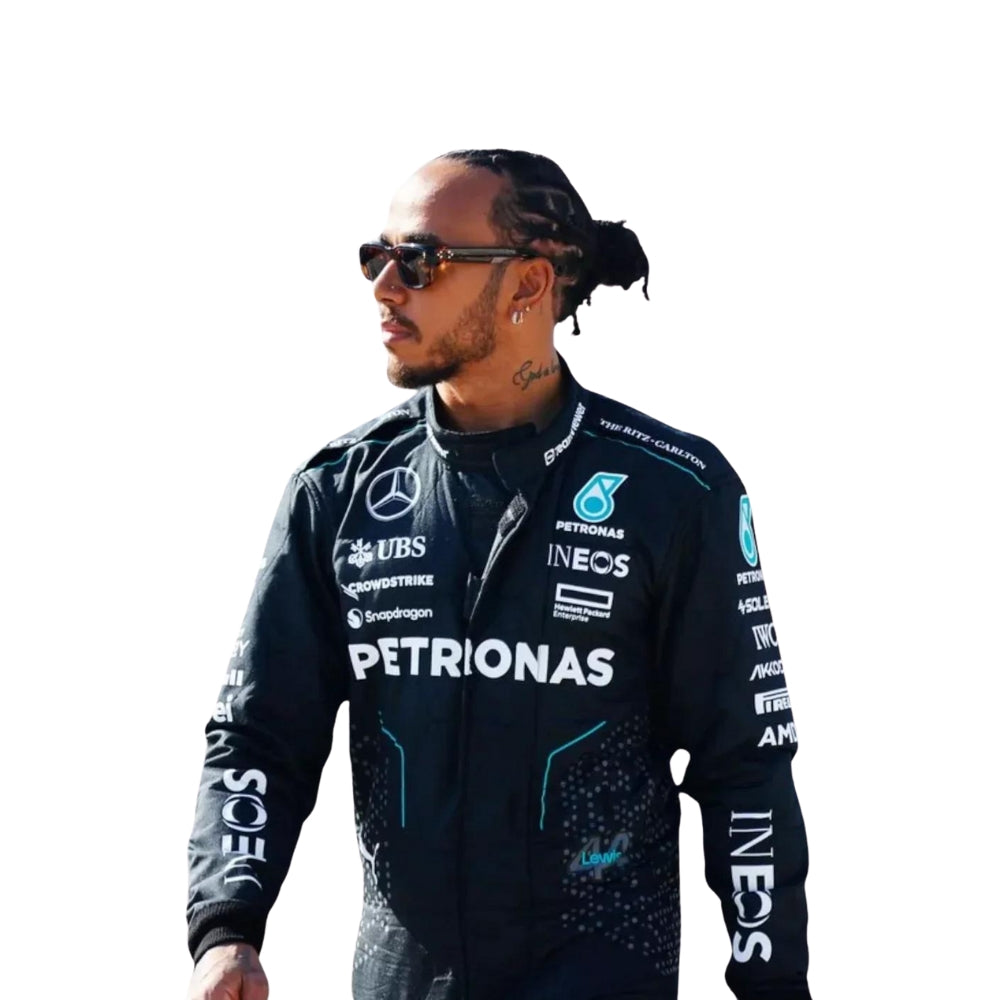 Lewis Hamilton 2025 Mercedes AMG F1 Team Race Suit Kartex Suits