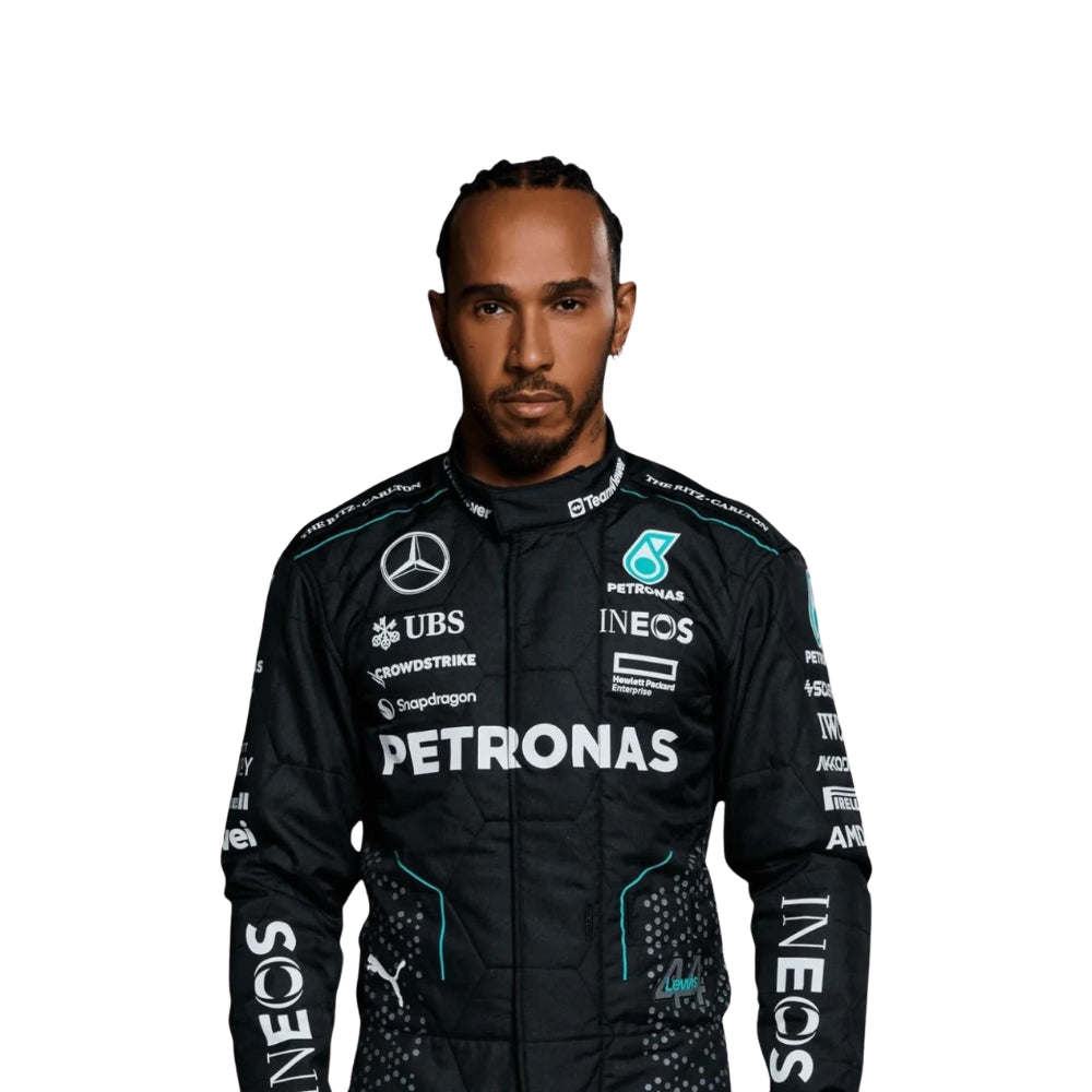 Lewis Hamilton 2025 Mercedes AMG F1 Team Race Suit Kartex Suits