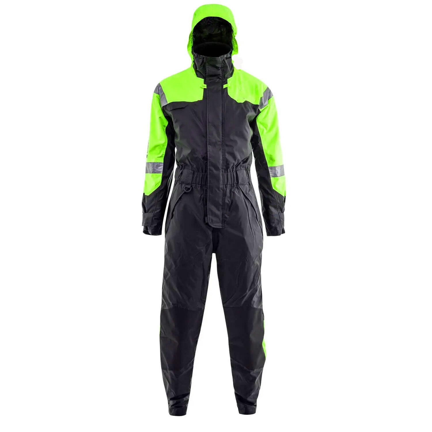 Flotation suit in green Design-02 front