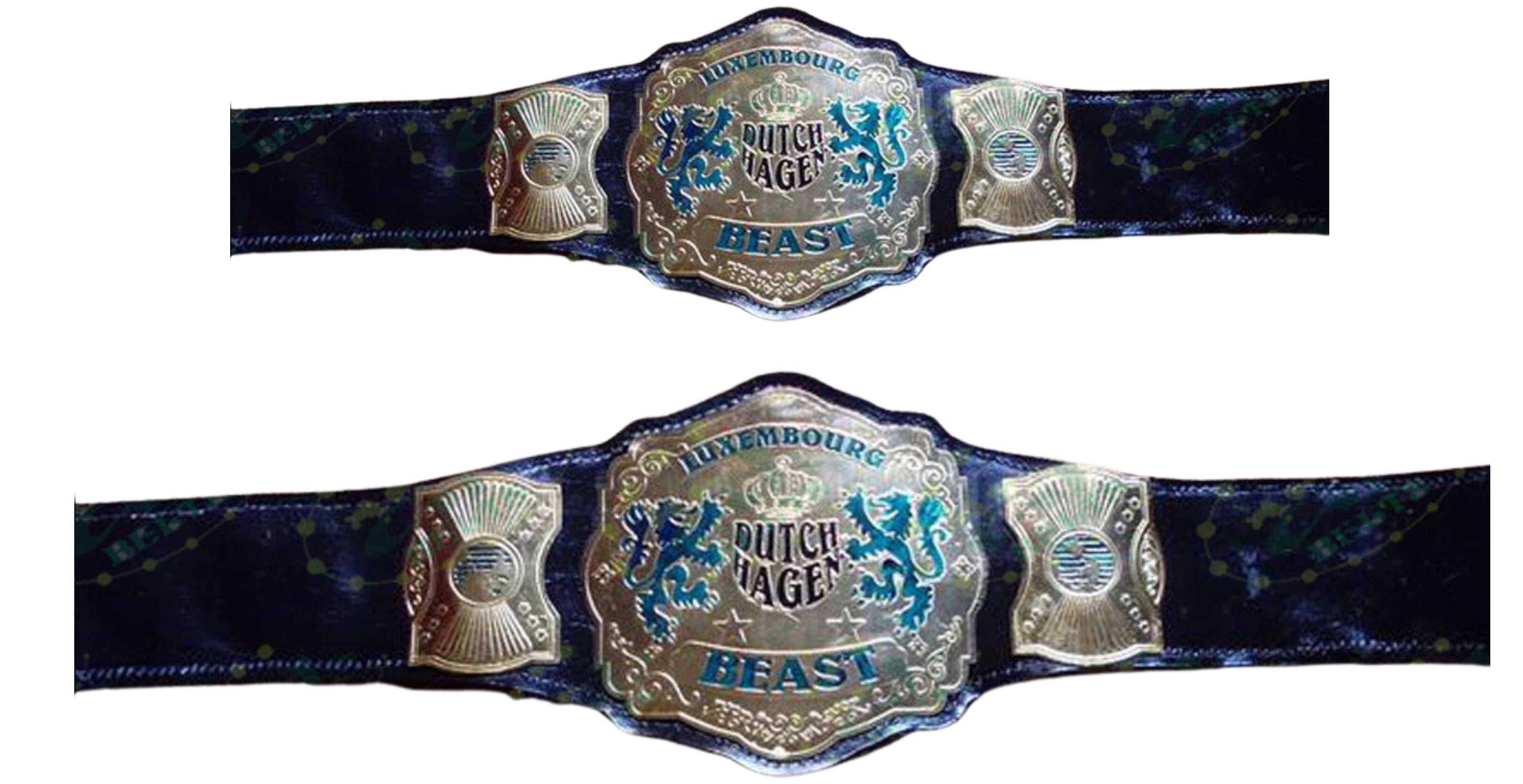 Wwe world intercontinental wrestling championship belt 2mm-005