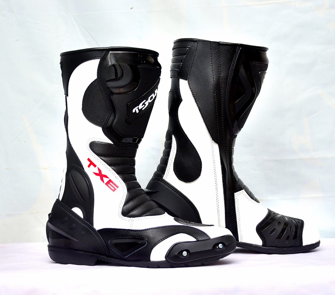 MOTORBIKE RACEING LEATHER BOOT-019