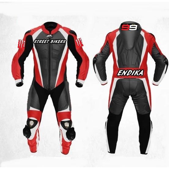 Motorbike Racing Leather Suit-081