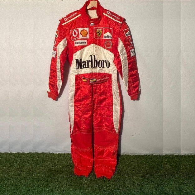 Michael Schumacher Race-Used 2005 Ferrari China GP sublimation suit