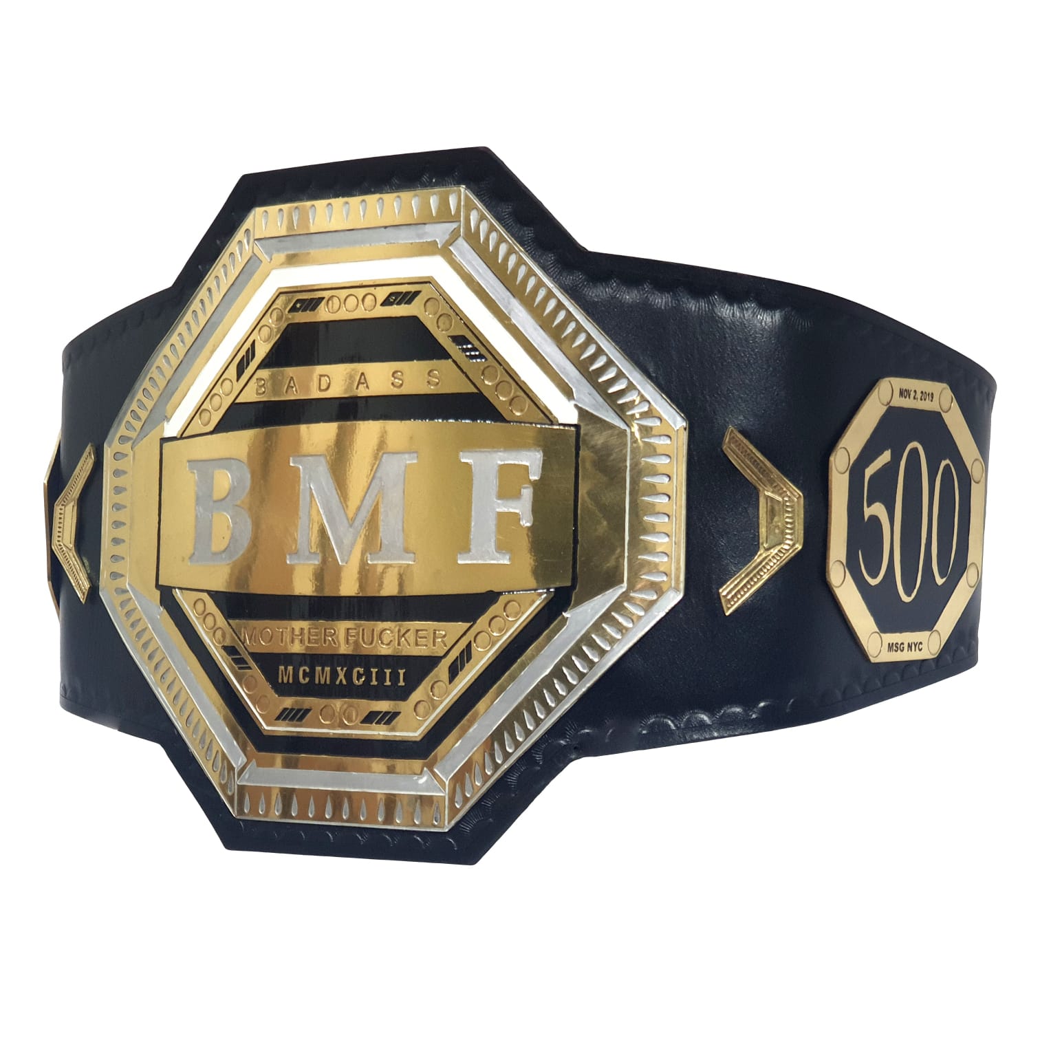 BMF intercontinental Wrestling Championship Belt 2MM-0018
