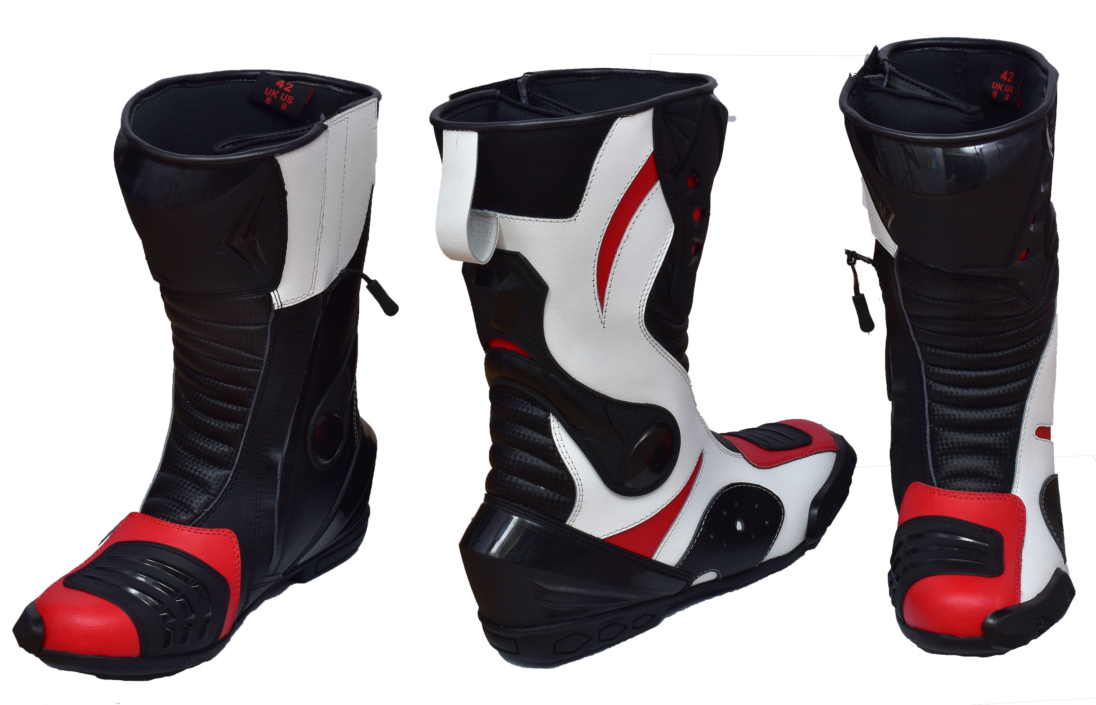 MOTORBIKE RACEING LEATHER BOOT-01