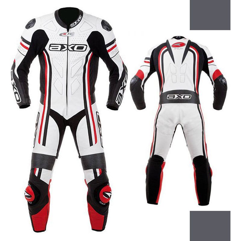 Motorbike Racing Leather Suit-084
