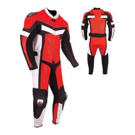 Motorbike Racing Leather Suit-046