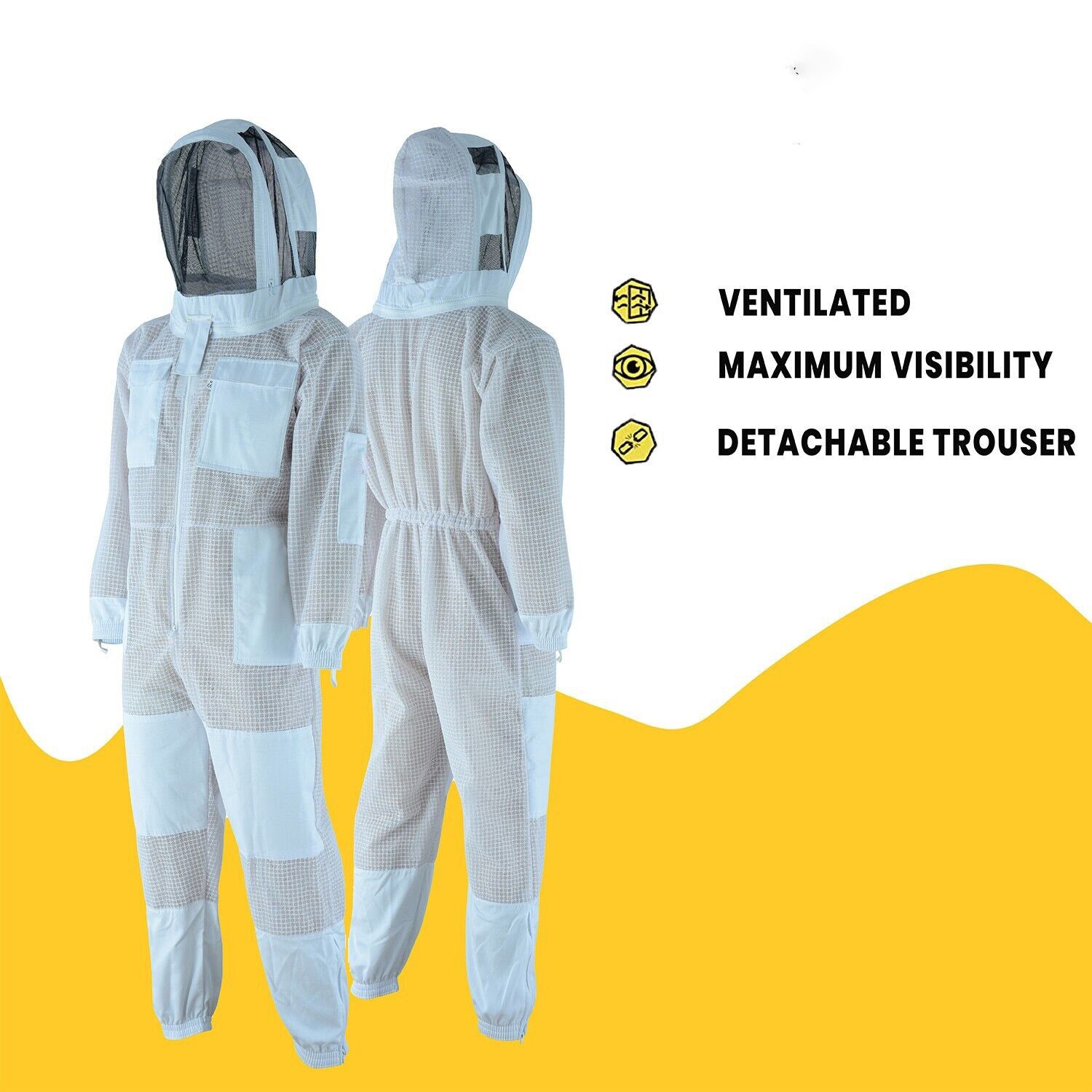 Ultra Ventilated 3 Layer Bee Beekeeper Beekeeping Suit -032