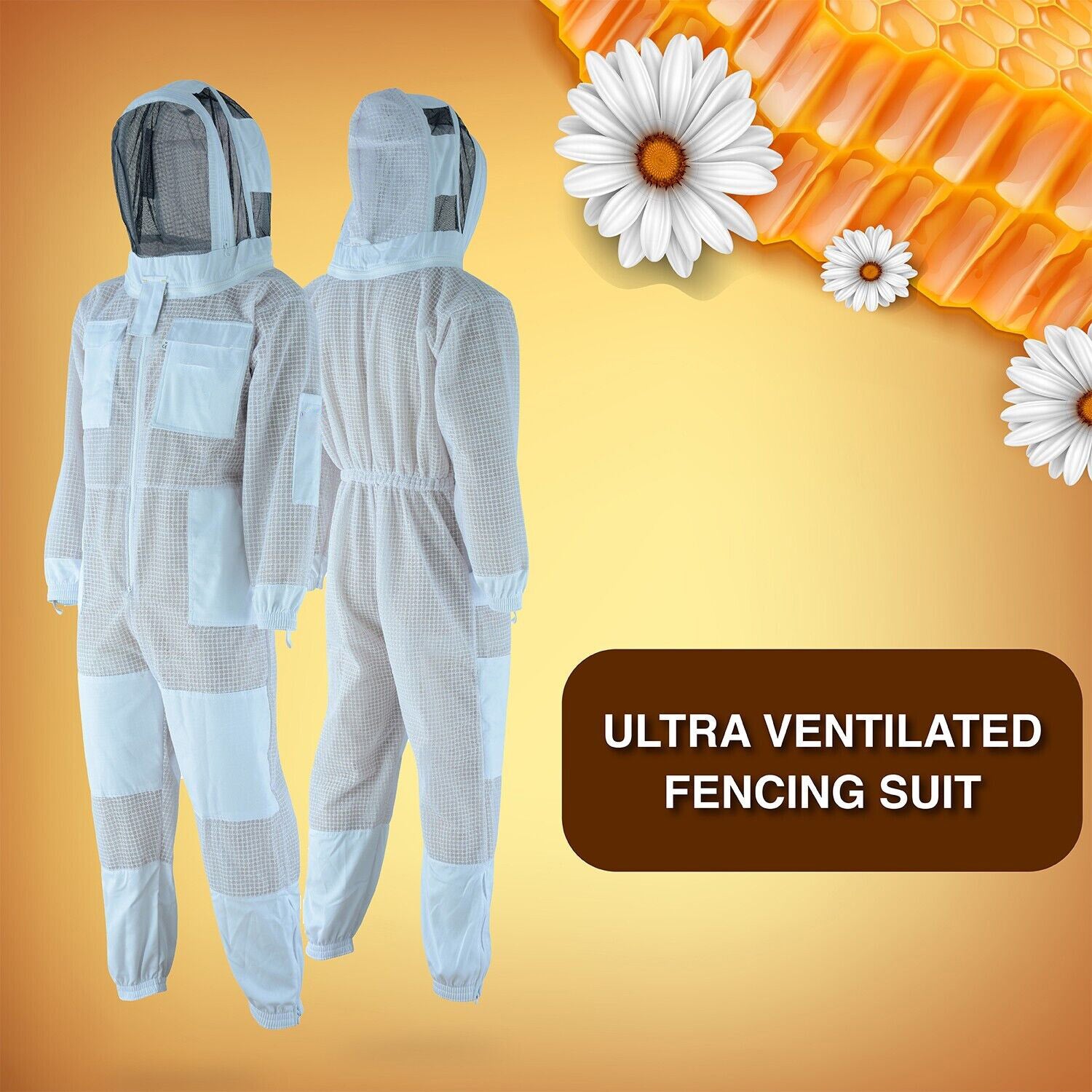 Ultra Ventilated 3 Layer Bee Beekeeper Beekeeping Suit -038