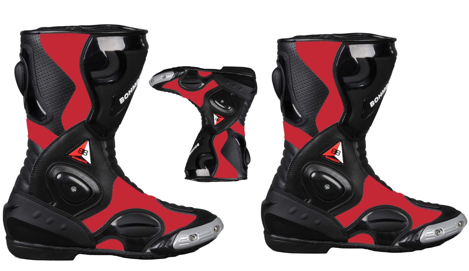 MOTORBIKE RACEING LEATHER BOOT-027