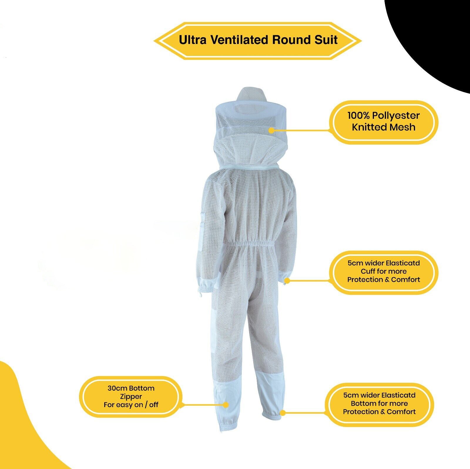 Ultra Ventilated 3 Layer Bee Beekeeper Beekeeping Suit -040