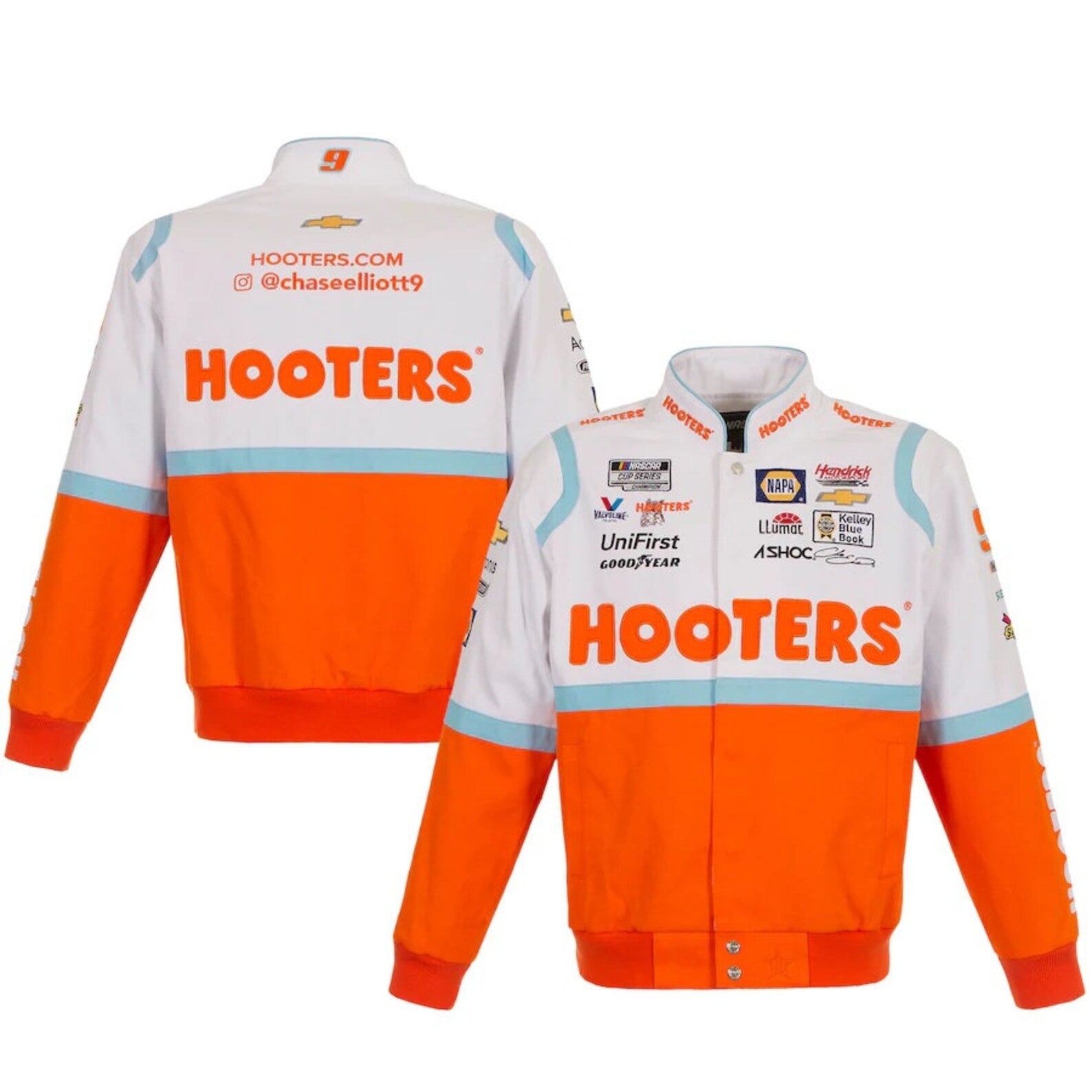 Windbreaker Hooters Full Snap Waterproof Jacket-018