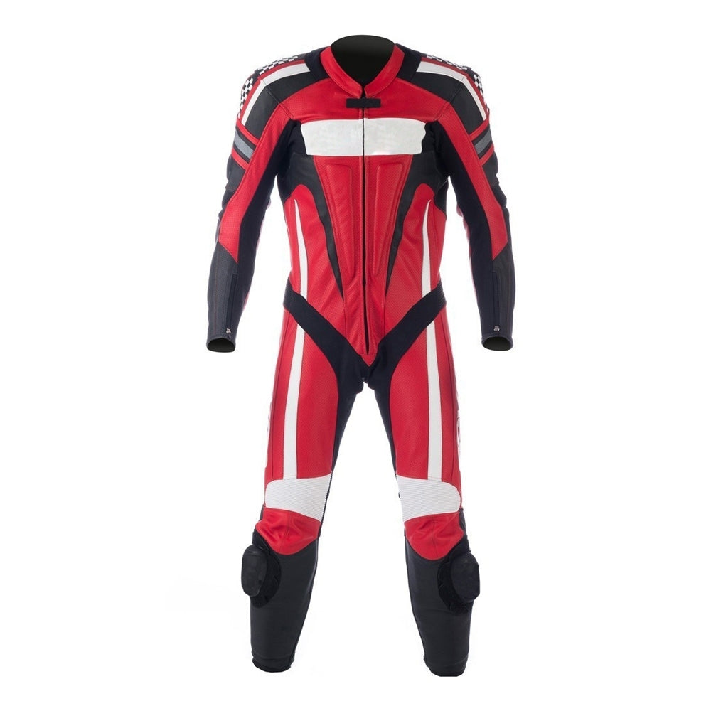 Motorbike Racing Leather Suit-055